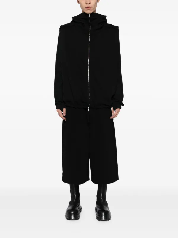 Thom Krom Cotton Sleeveless Jacket | Black | FARFETCH IL