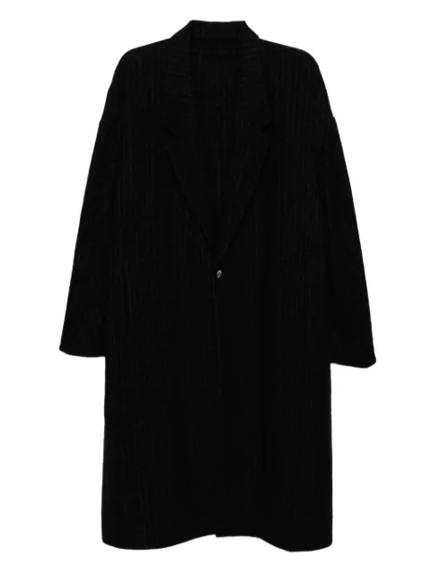 Devoa pinstripe wool coat