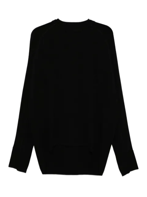 Devoa panelled cotton jumper