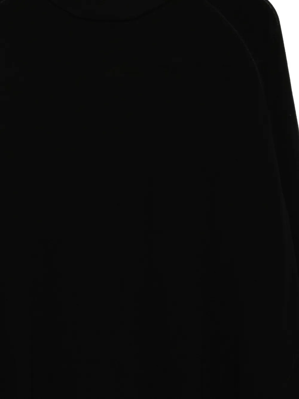  Devoa Panelled Cotton Jumper - Black 