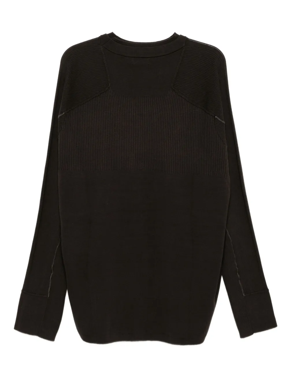 Devoa panelled cotton jumper | Knitted Sweaters | Image 2