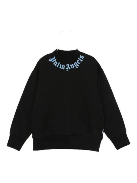 Palm Angels Kids logo-print sweatshirt