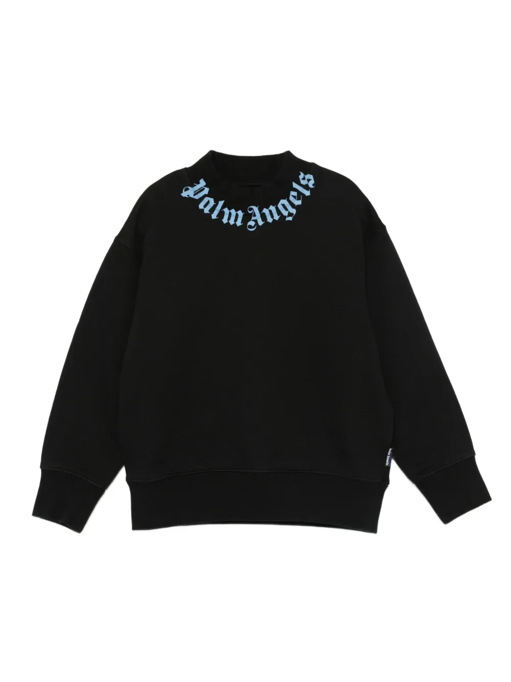 Palm Angels Kids logo-print sweatshirt Zwart
