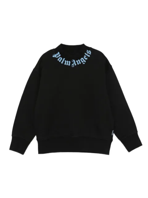 Palm Angels Kids logo-print sweatshirt
