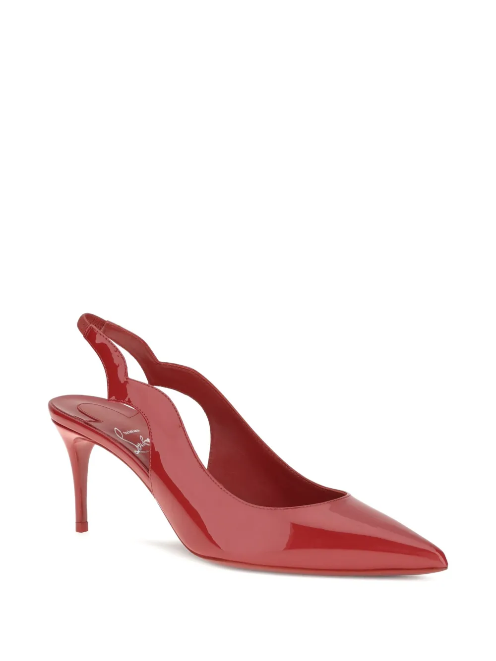 Christian Louboutin escarpins vernis à bride arrière | escarpins à talon | Image 2