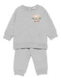 Moncler Enfant embroidered-bear tracksuit - Grey
