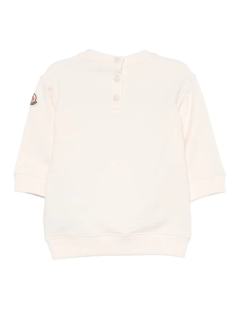 Moncler Enfant logo-patch ruffled sweatshirt | Jumpers & Sweatshirts | Image 2