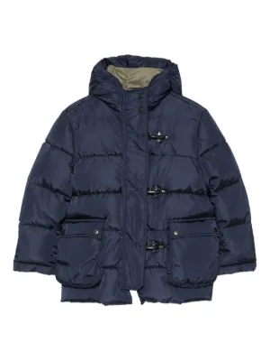 Fendi Kids モノグラム フーデッドジャケット | ブルー | FARFETCH JP