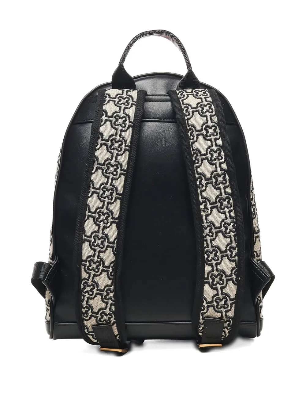 V°73 Harriet monogram leather-trimmed backpack - Beige