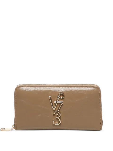 V°73 logo-plaque zip-around wallet