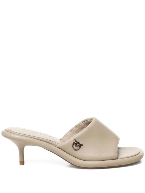 PINKO logo-detail leather sandals