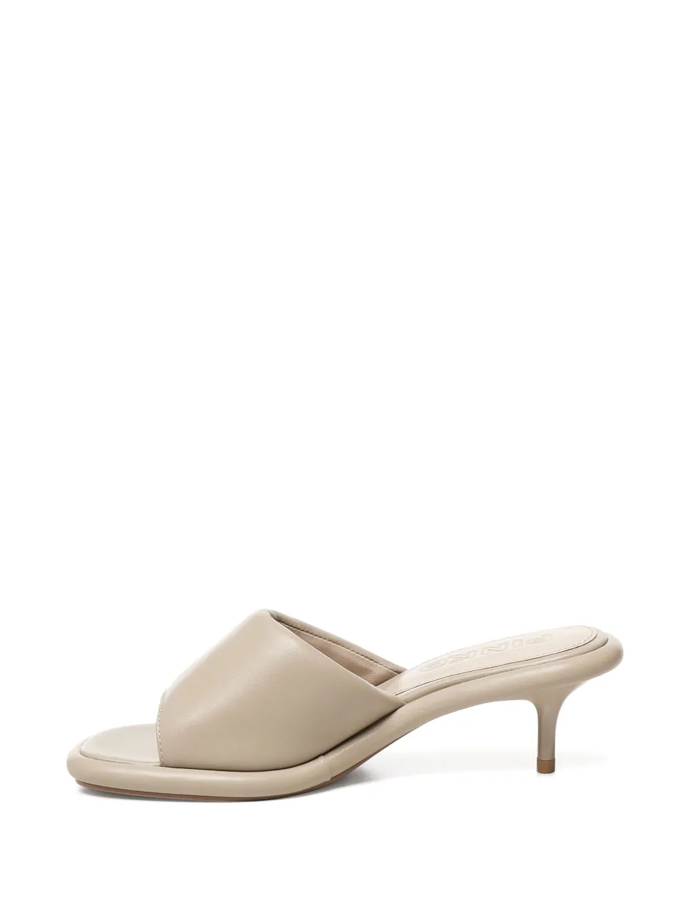 PINKO Leren sandalen met logodetail Beige
