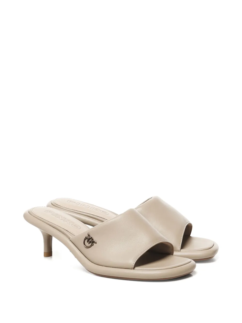 PINKO logo-detail leather sandals | Heeled Sandals | Image 2