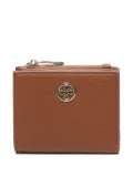 V°73 logo-detail zip-top wallet - Brown