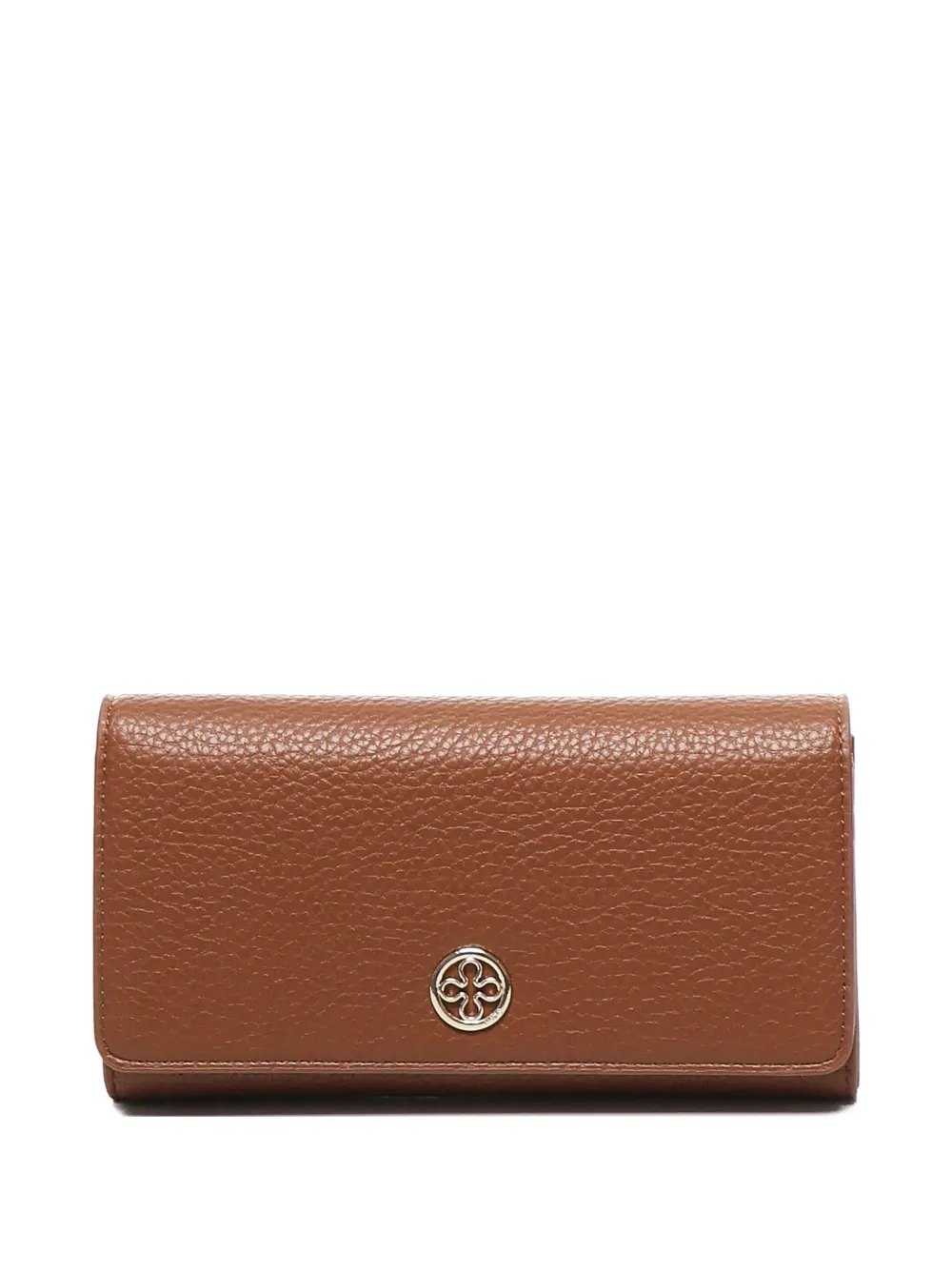V°73 logo-plaque snap-closure wallet | Brown | Image 1