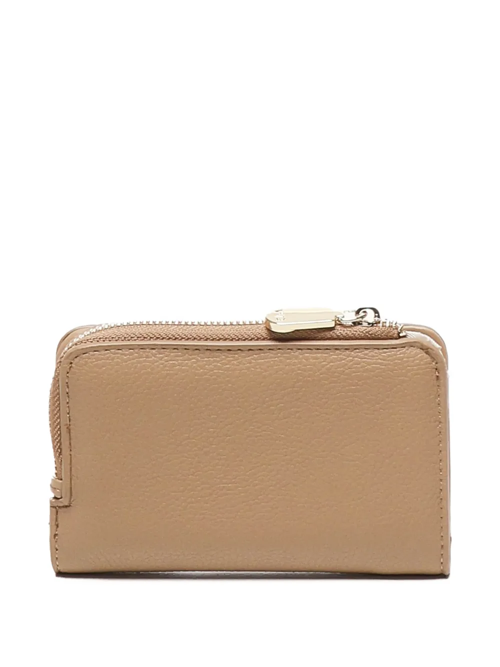 V73 Zip-closure Logo Wallet In Brown