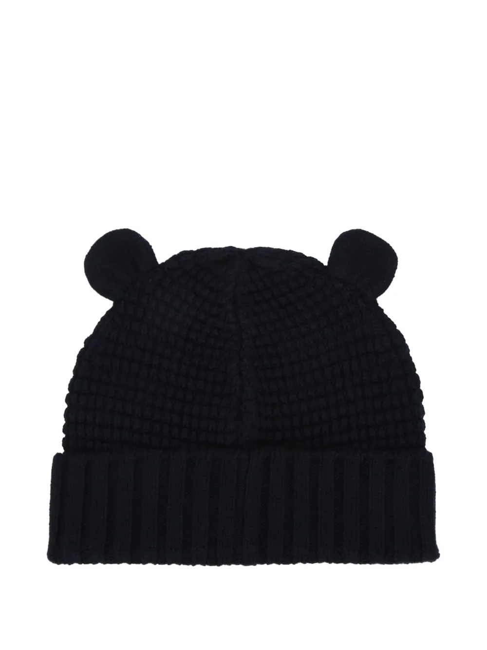 Moncler Enfant Muts met logopatch - Zwart