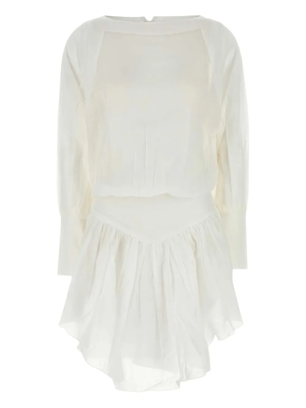 Gimaguas Kite cotton mini dress Wit