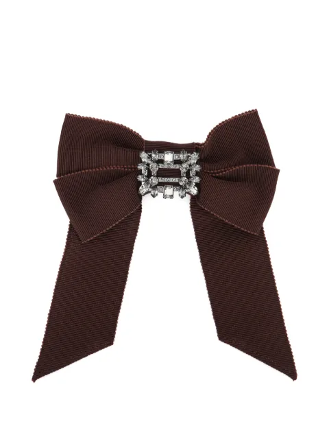 Roger Vivier ribbon bow hair clip