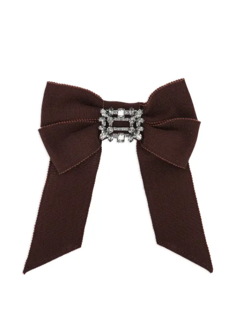 Roger Vivier ribbon bow hair clip