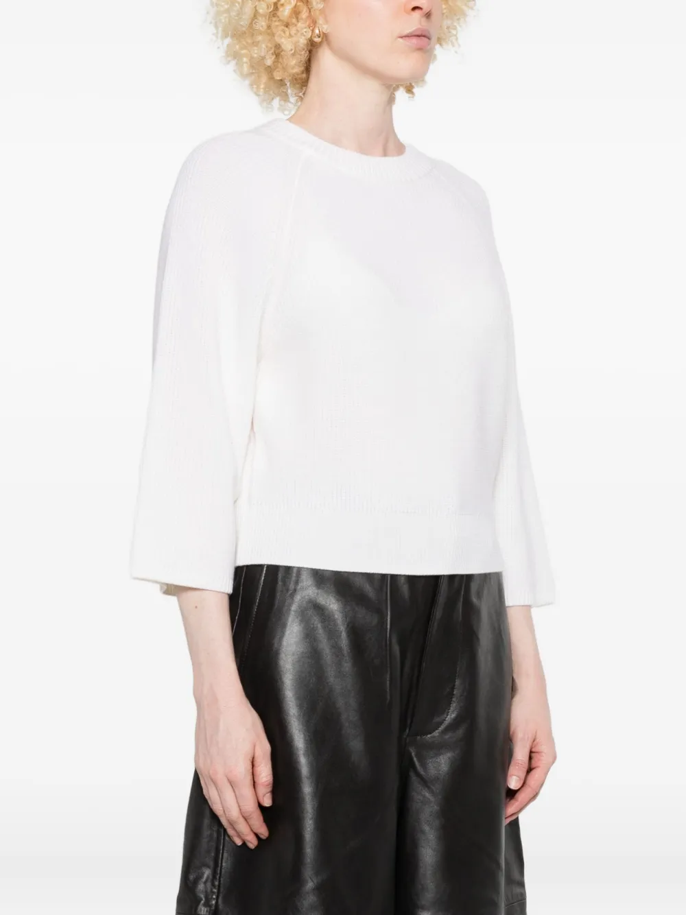 Forte Forte Ribbed Sweater In White