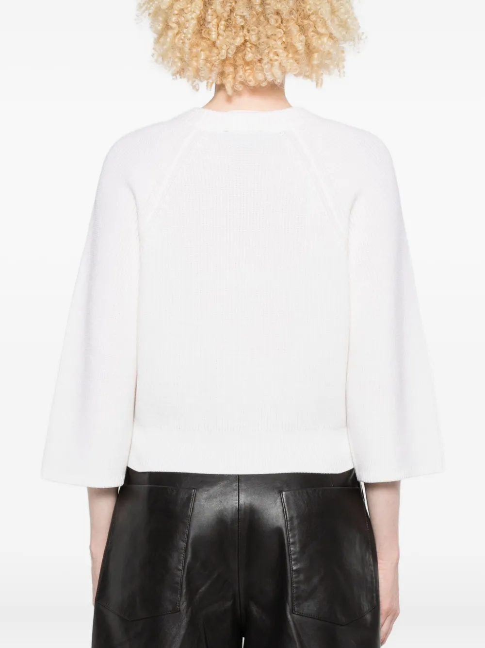 Forte Forte Ribbed Sweater In White