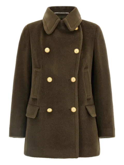 Tagliatore double-breasted button-detail coat