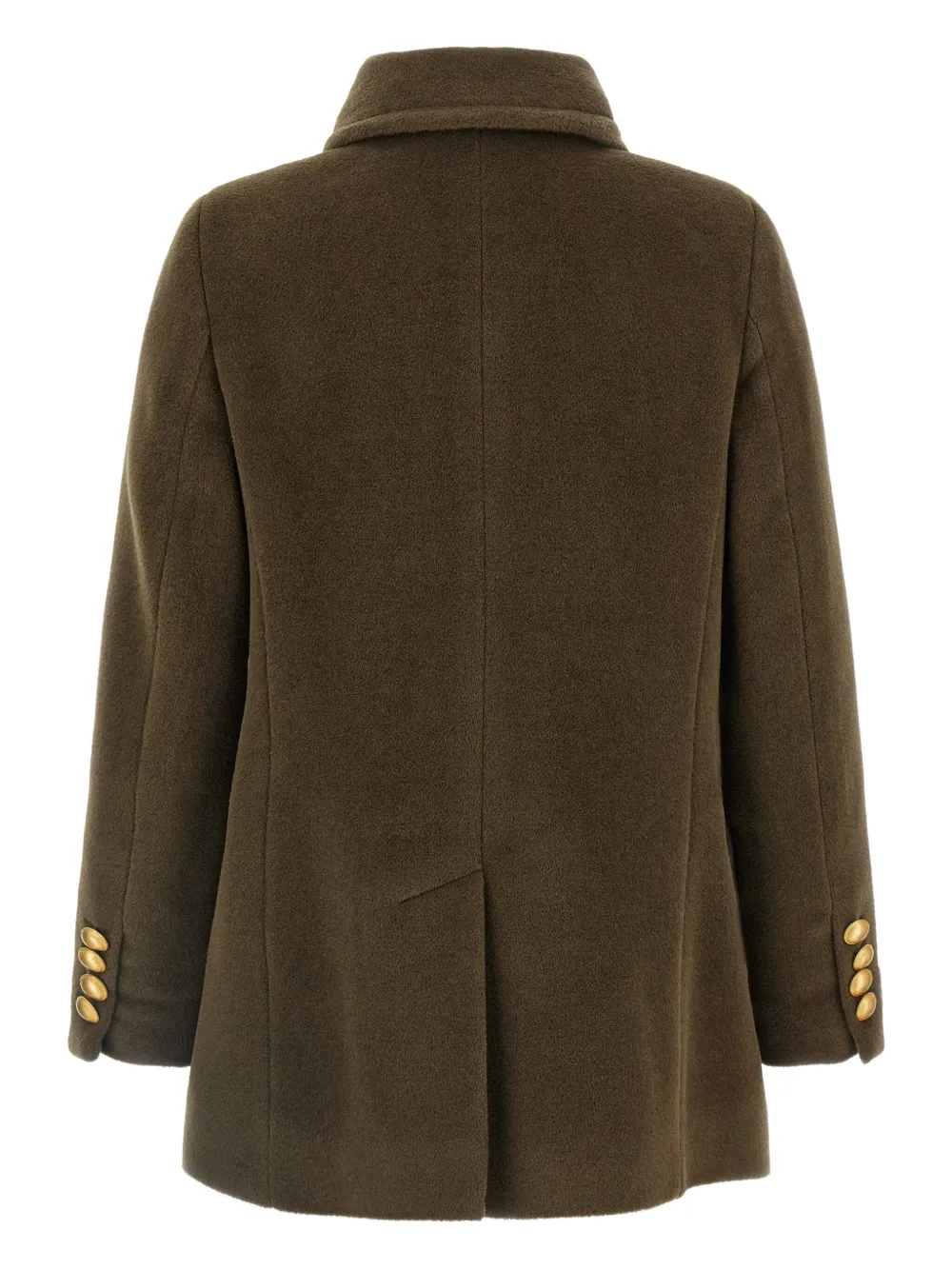 Tagliatore Jas met dubbele rij knopen en knoopdetail Groen