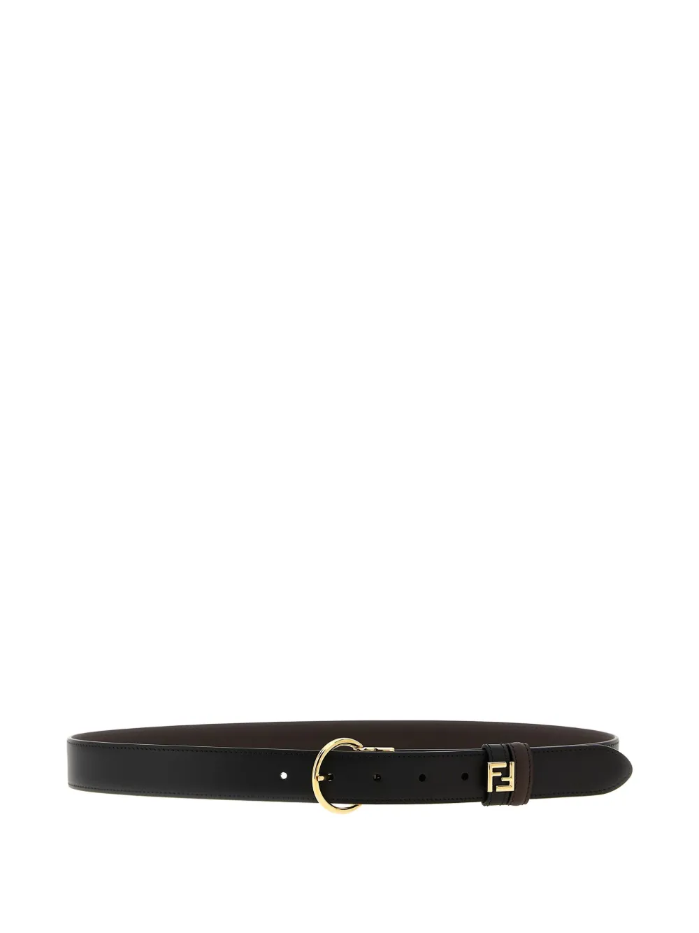 Fendi Ff Reversible Belt Belts Multicolor In Brown