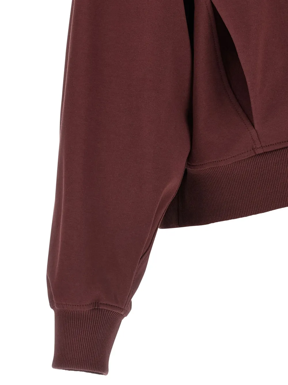 Brunello Cucinelli Sweater met klepzak en hoge hals Rood