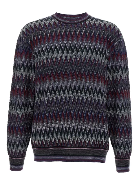 Missoni zigzag-pattern crew-neck sweater
