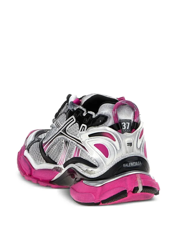 Balenciaga Runner Mesh Sneakers | Grey | FARFETCH