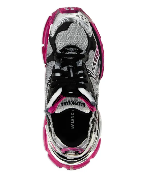 Balenciaga Runner Mesh Sneakers | Grey | FARFETCH