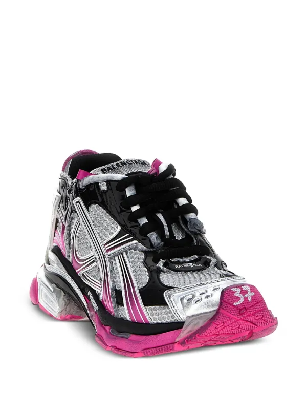 Balenciaga Runner Mesh Sneakers | Grey | FARFETCH