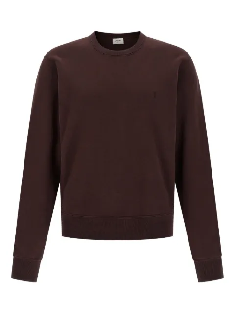 Saint Laurent Cassandre embroidered sweatshirt