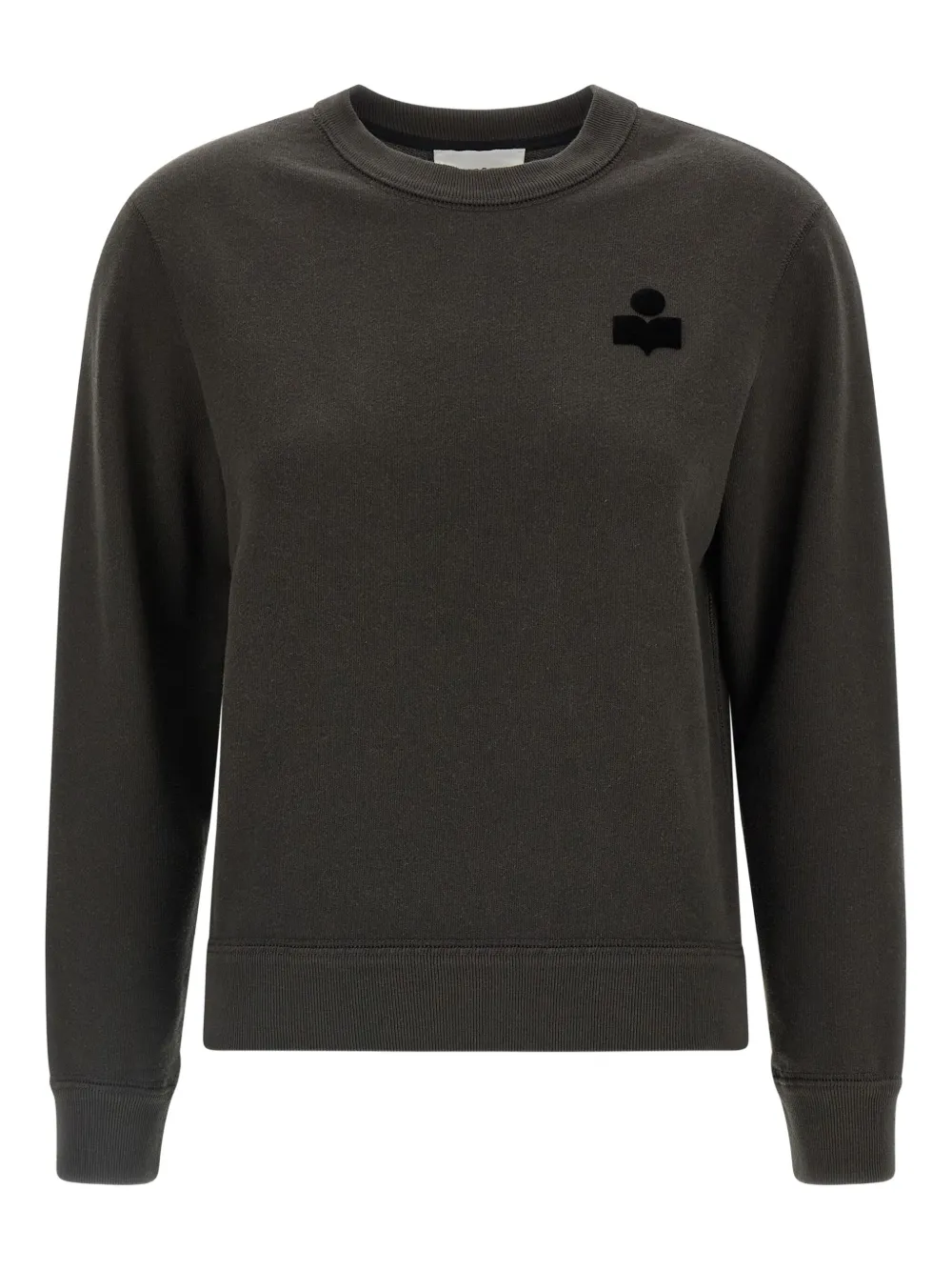 Isabel Marant Étoile Maurine Cotton Sweatshirt In Brown