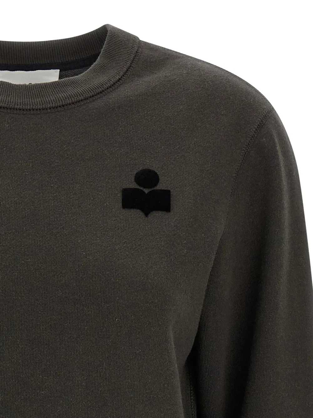 Isabel Marant Étoile Maurine Cotton Sweatshirt In Brown