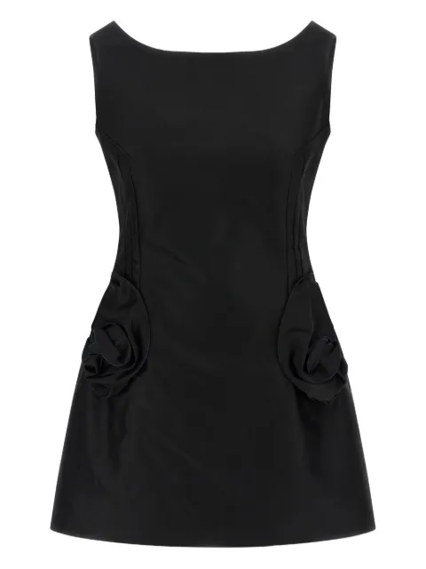 Magda Butrym 04 rose-embellished mini dress