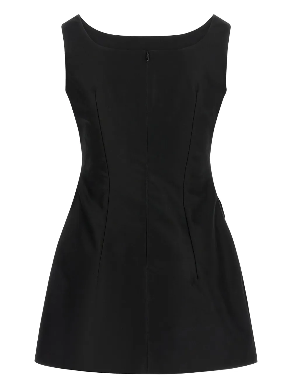 Magda Butrym 04 rose-embellished mini dress - Zwart