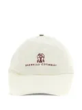 Brunello Cucinelli logo-embroidered baseball cap - White