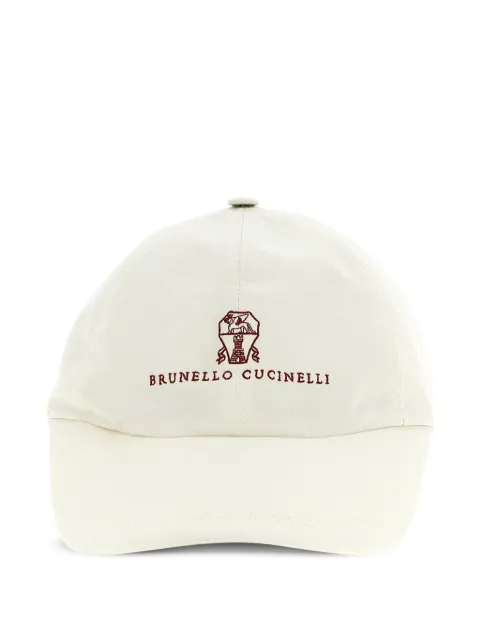 Brunello Cucinelli logo-embroidered baseball cap