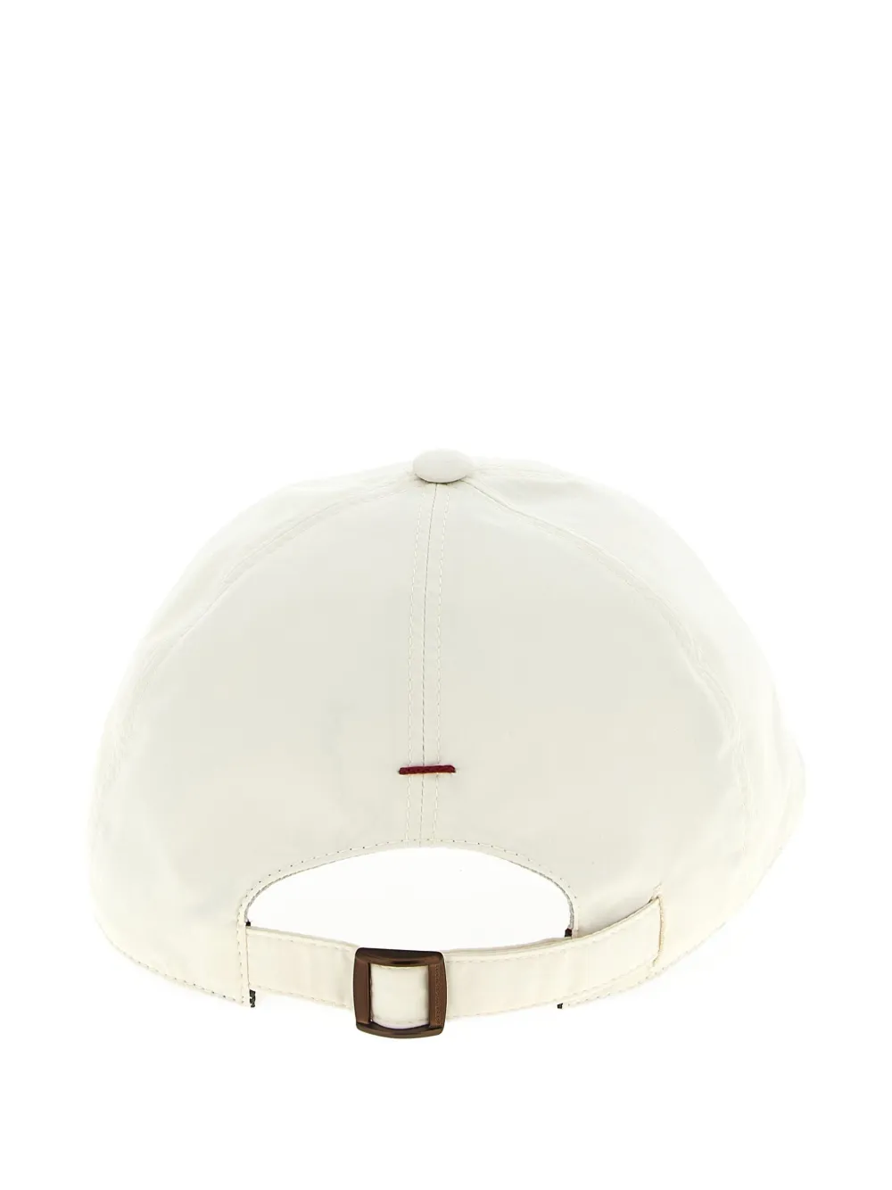 Brunello Cucinelli logo-embroidered baseball cap - Wit