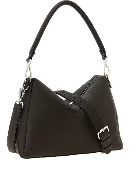 FENDI FF logo皮质单肩包