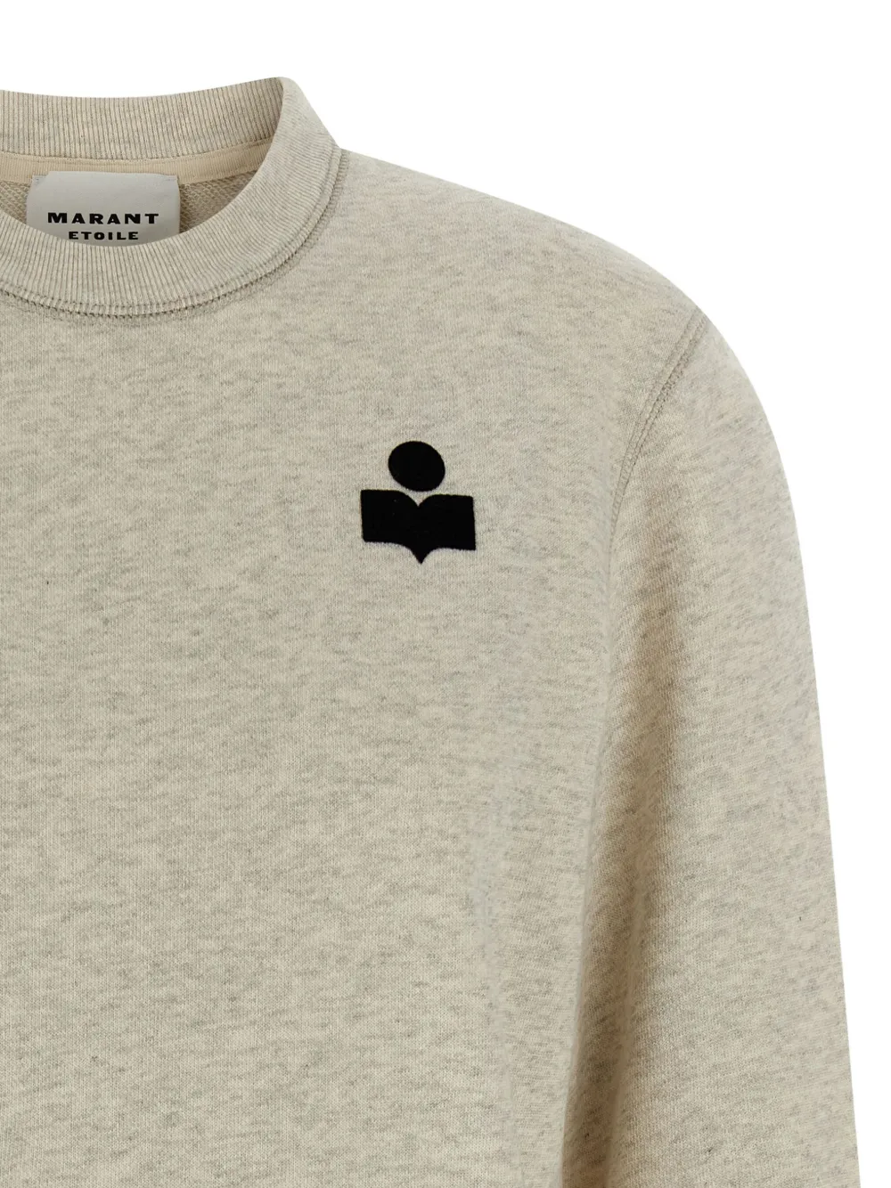 Isabel Marant Étoile Maurine Crew-neck Sweatshirt In Neutral