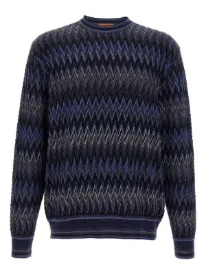 visvim CREW KNIT W ZIG-ZAG サイズ5 ニット | CIRCOLEKTRA.NL