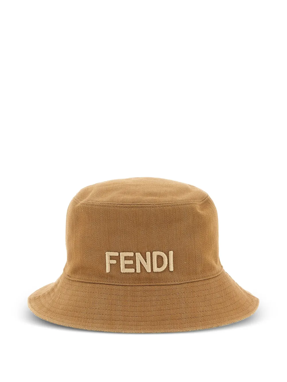 FENDI FF-pattern reversible bucket hat | Neutrals | Image 1