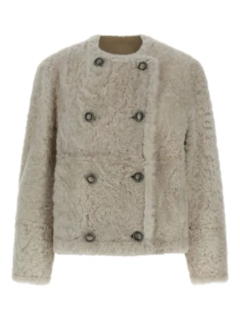 Brunello Cucinelli reversible shearling jacket