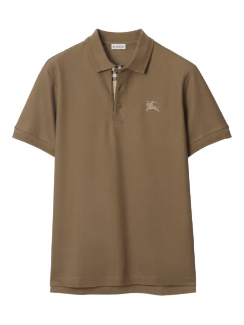 Burberry embroidered short-sleeve polo shirt