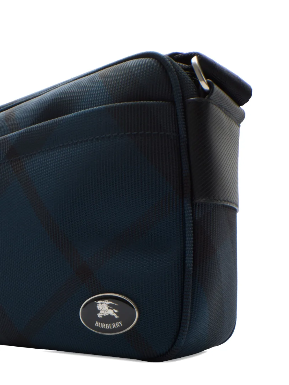 Burberry Grid messengertas Blauw