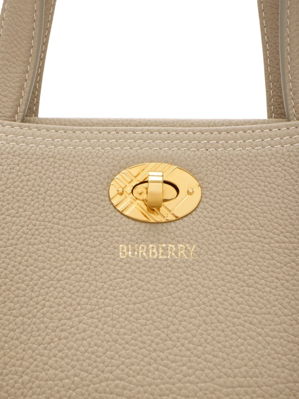 Burberry Shopper met draaislot Beige